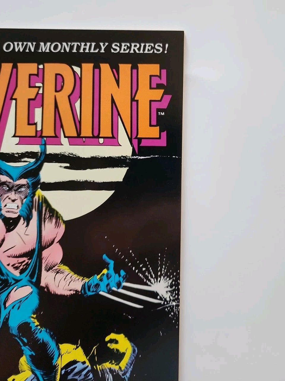 WOLVERINE #1 1988 Newsstand PATCH 1st solo series Claremont Marvel VF Eb-2