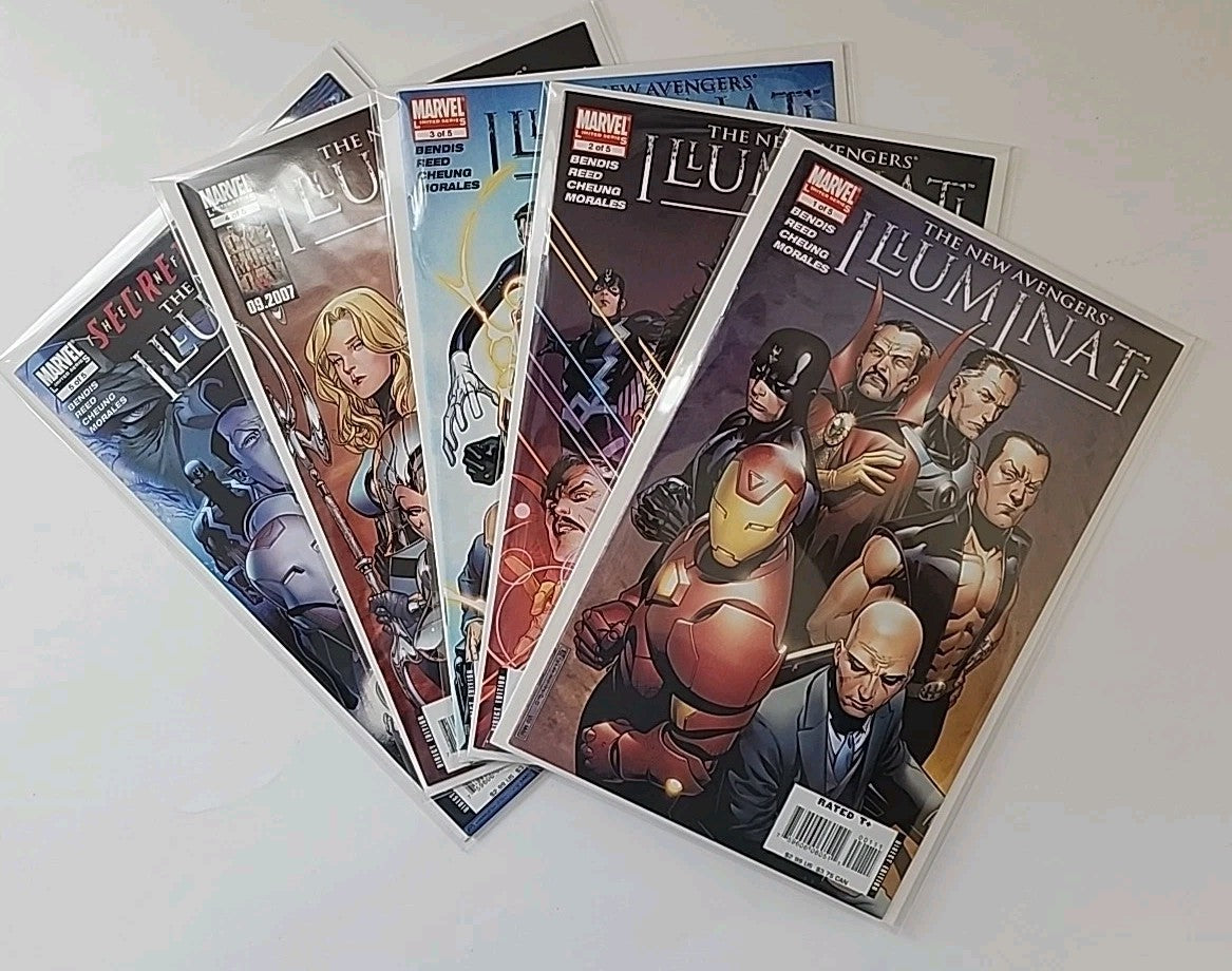 New Avengers Illuminati #1-5 Marvel Comics Modern Lot-5 EB-1