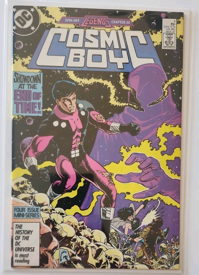 Cosmic Boy 1-4 Complete 4 Issue Mini Series DC Comics 1986 Rn-1