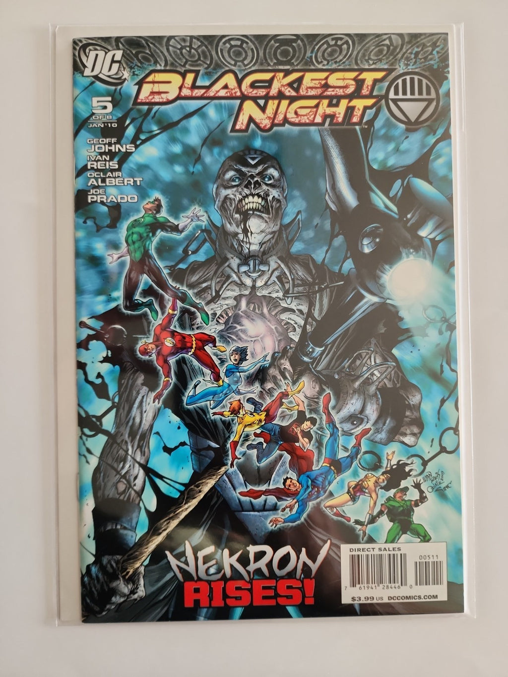 DC: Blackest Night Vol. 1 (2009) #1-8 Complete Set Eb-1