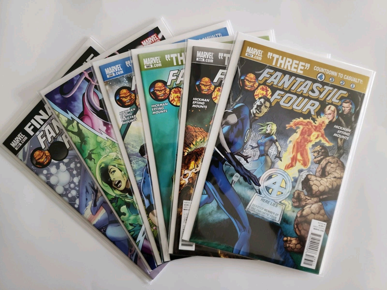 Fantastic Four 2010 #583-588 Very Fine/Near Mint Eb-1