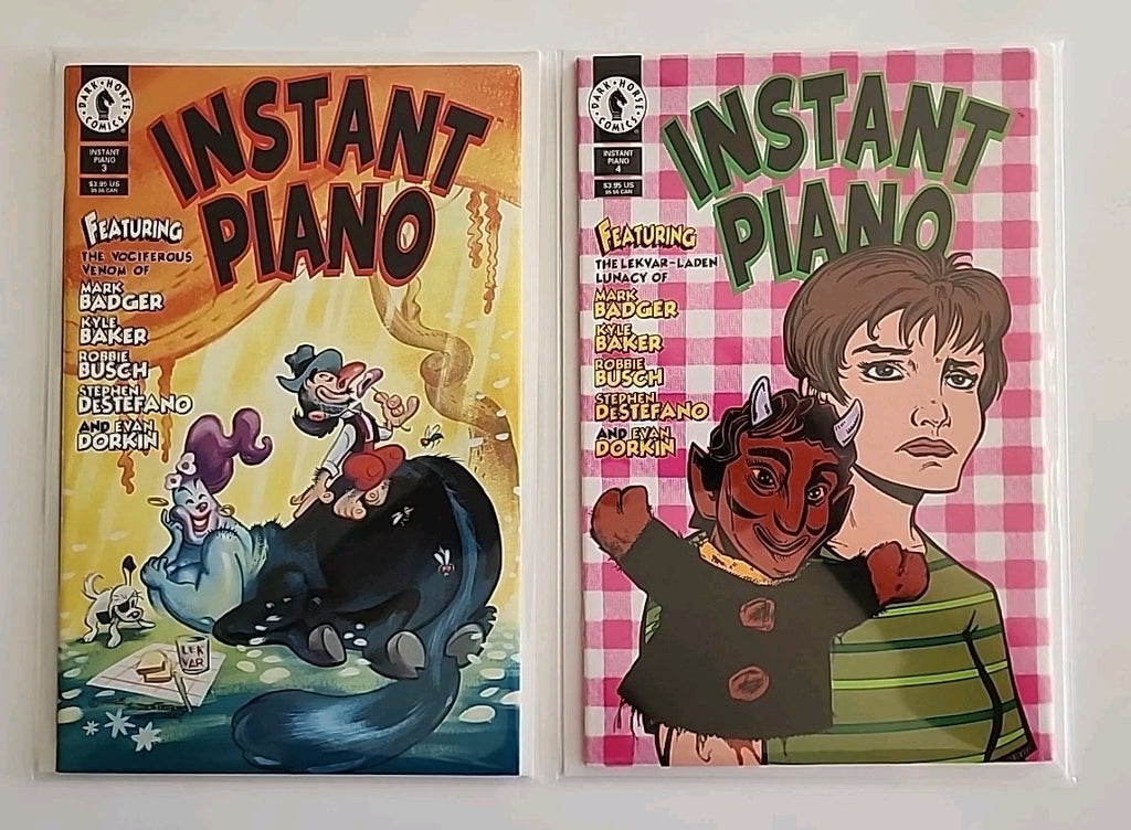 Instant Piano #1, #2, #3 & #4 -Evan Dorkin - Dark Horse Comics  1994 VG+  Eb-1