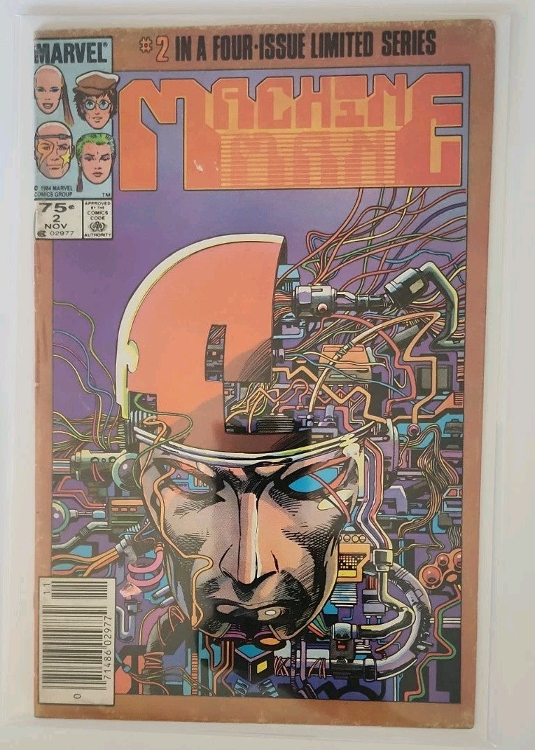 Machine Man # 1-4  1 2 3 4  COMPLETE SET 1984 Barry Windsor Smith Marvel