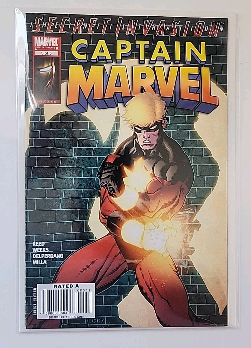 Captain Marvel 1 2 3 4 5 Lot Complete Near Mint NM 2007 Eb-1