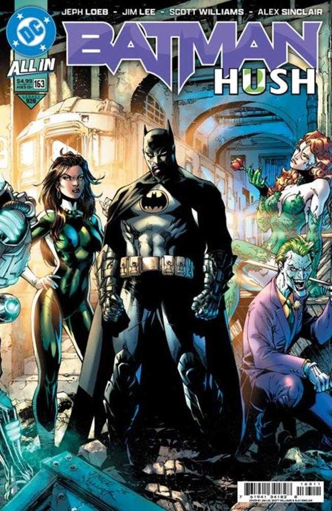 Batman #163 Cover A Jim Lee & Scott Williams Batman Connecting Middle Alternate