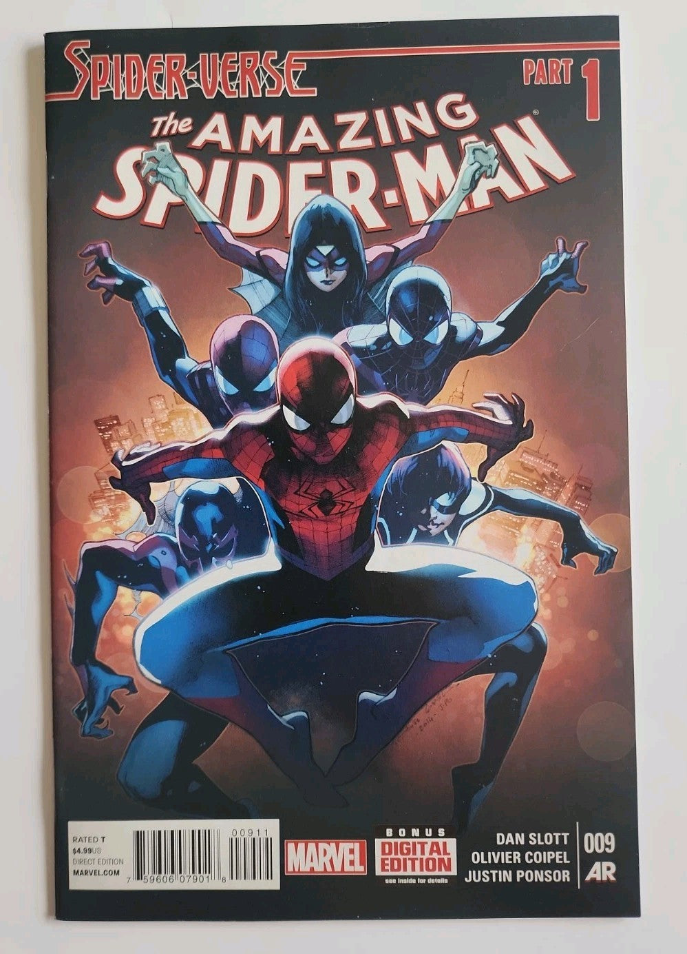 Amazing Spider-Man #9 2nd Appearance of Spider-Gwen NM 2015 Eb-2