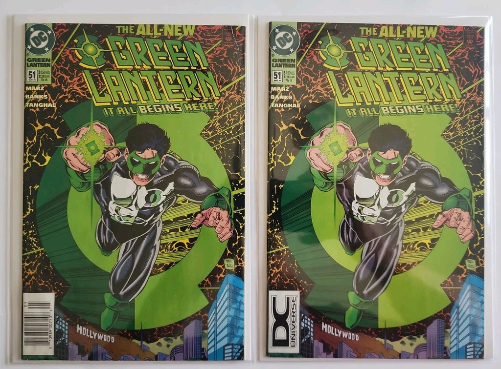 Green Lantern #51 Newsstand&DC Logo 1st App New Green Lantern & New Costume Eb-1