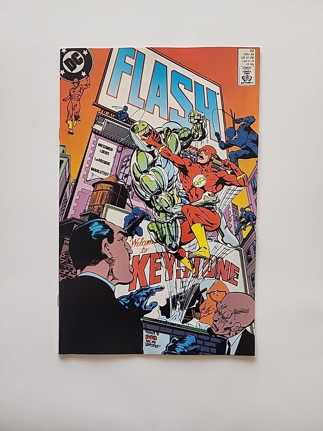 Flash #32 Vol. 2 1989 DC Comics 1st App Comic Book