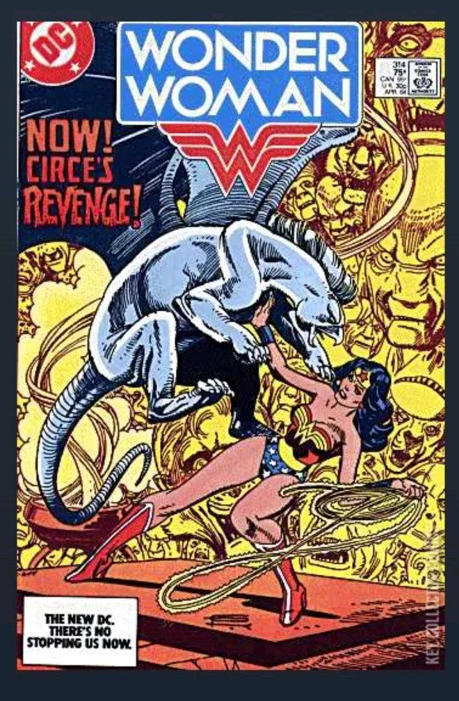 WONDER WOMAN #314 VF/NM APR. 1984 MARK BEACHUM HUNTRESS BACK UP SMOKE FREE HOME