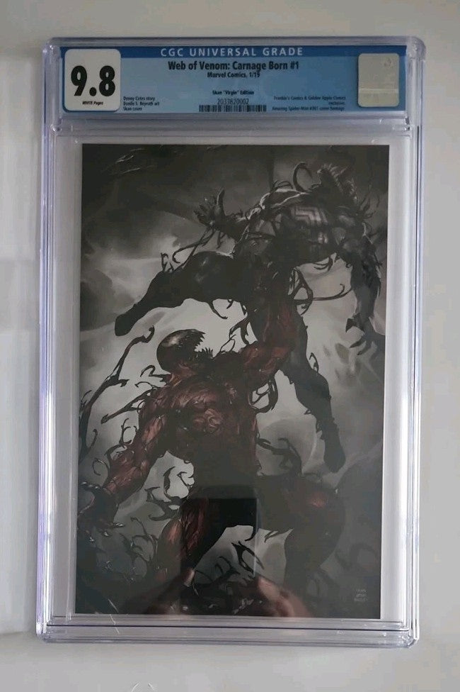 Web of Venom: Carnage Born #1 Skan Srisuwan Variant Marvel 2019 CGC 9.8