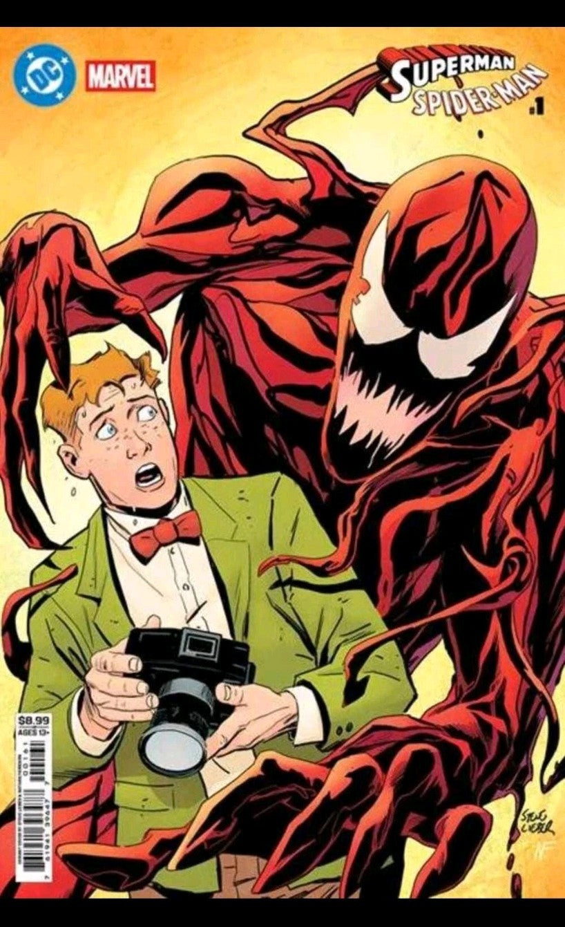 DC Marvel Superman Spider-Man #1 (One Shot) Cover F Steve Lieber Jimmy Olsen & C
