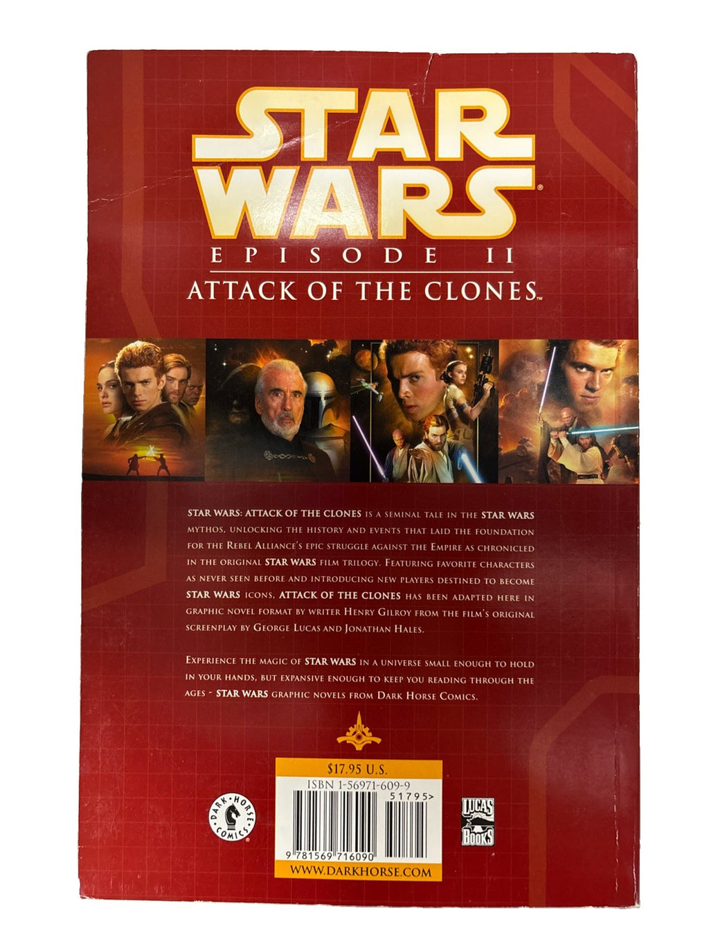 Dark Horse Comics Star Wars: Episode 2 Attack of the Clones Graphic Novel