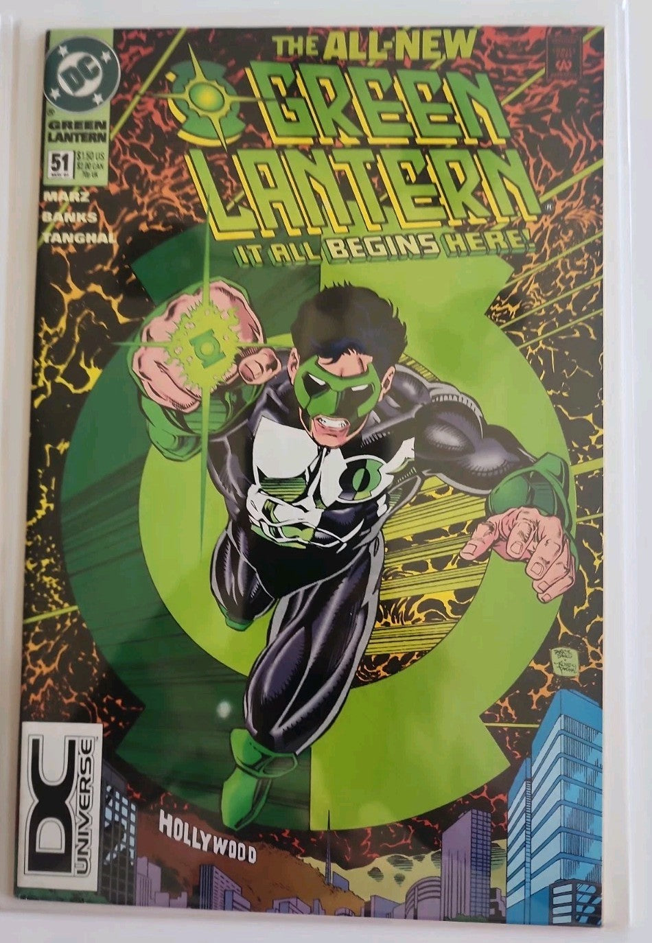 Green Lantern #51 Newsstand&DC Logo 1st App New Green Lantern & New Costume Eb-1