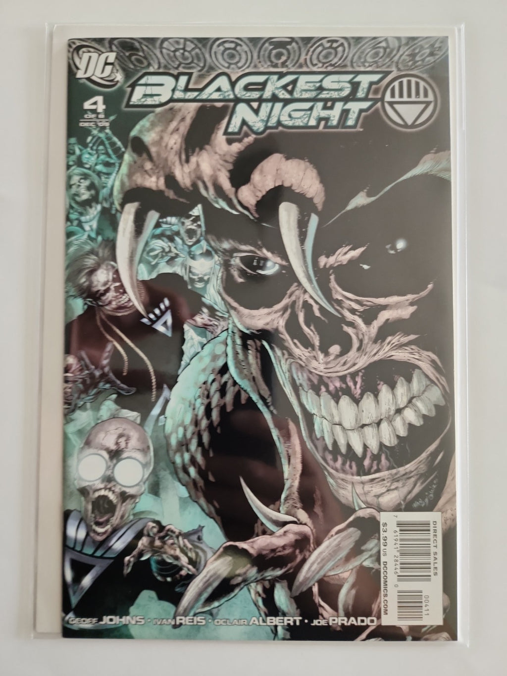 DC: Blackest Night Vol. 1 (2009) #1-8 Complete Set Eb-1