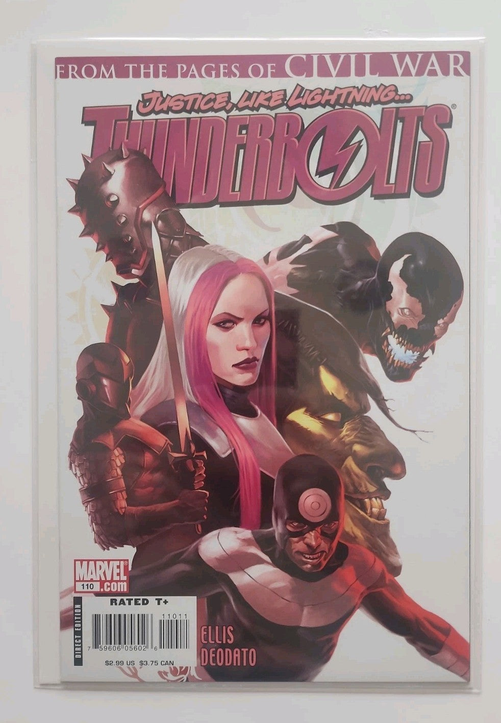 THUNDERBOLTS #110 VOL. 1 HIGH GRADE MARVEL COMIC BOOK Eb-2