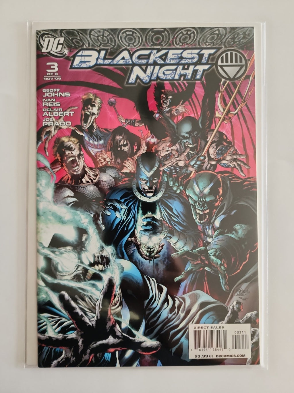 DC: Blackest Night Vol. 1 (2009) #1-8 Complete Set Eb-1