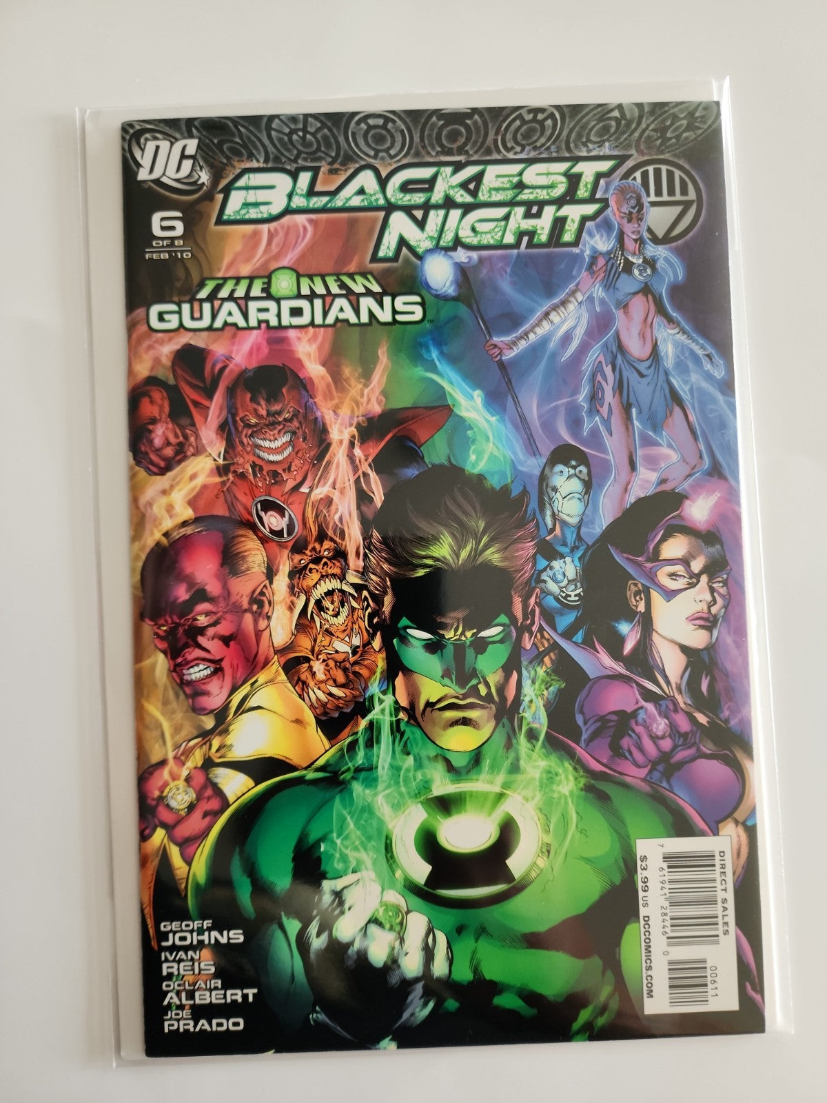 DC: Blackest Night Vol. 1 (2009) #1-8 Complete Set Eb-1