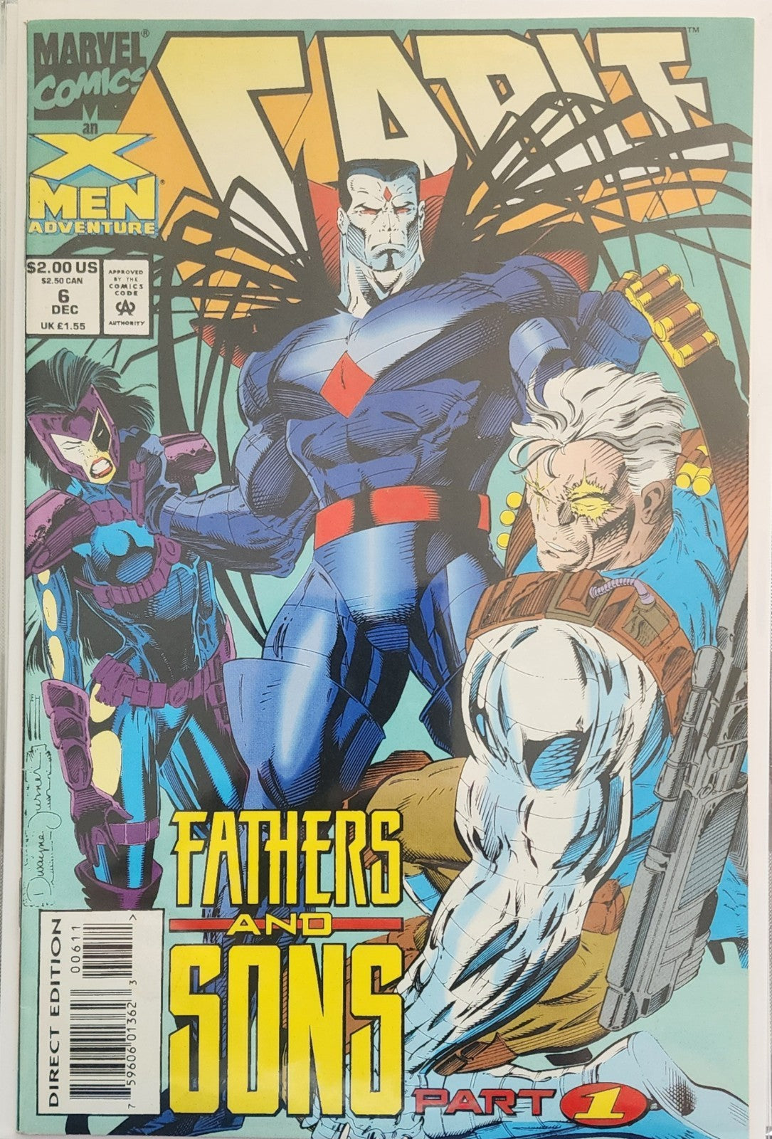 Cable #6 1993 Marvel Comics Comic Book 
