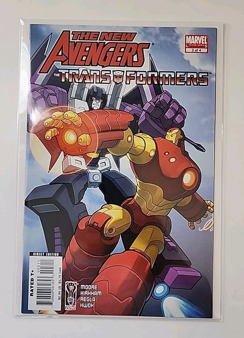 New Avengers Transformers  #1-4 Complete Series Set Marvel IDW Comics 2007 Eb-1