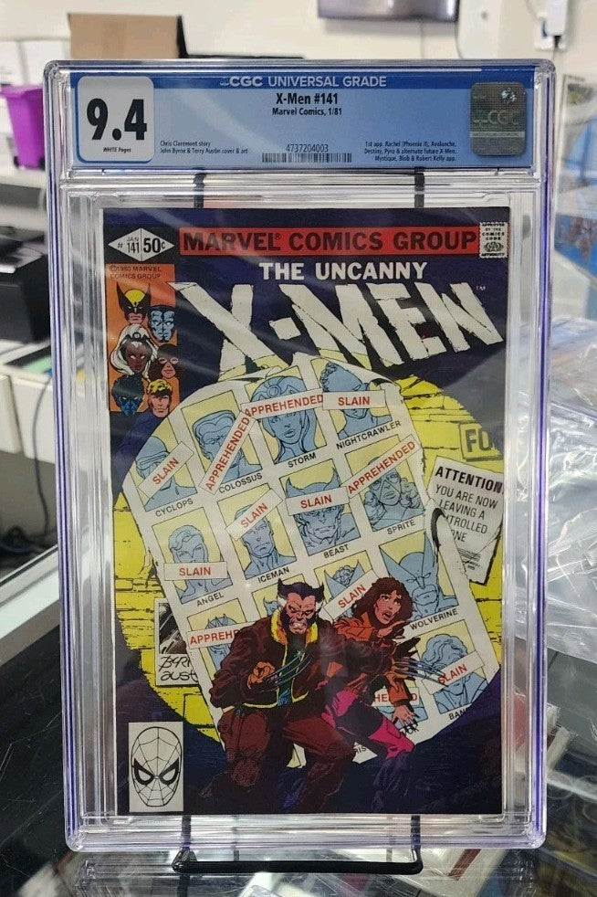 Uncanny X-Men 141 CGC 9.4 White Pages Days of Future Past Byrne Wolverine 1981
