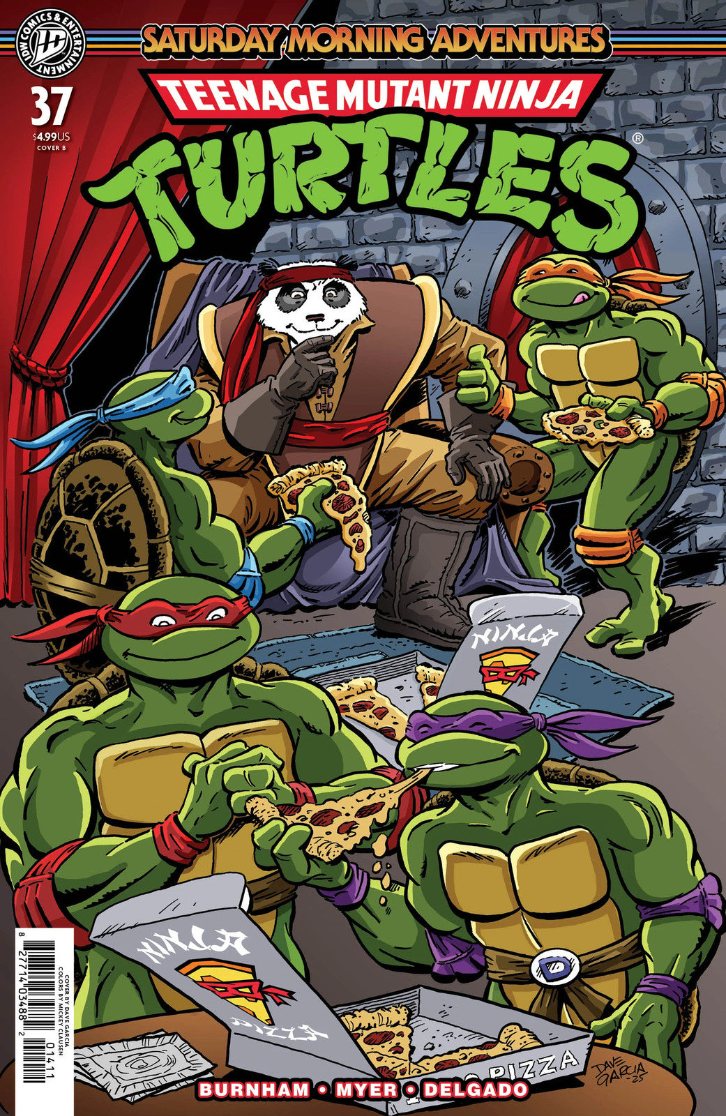 Teenage Mutant Ninja Turtles: Saturday Morning Adventures #37 Variant B (Dave