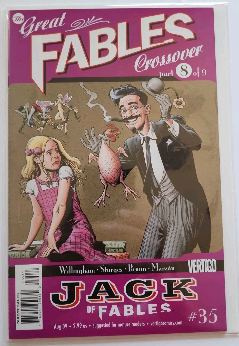 Great Fables Crossover #1-9 VF complete story - Bill Willingham Vertigo set Rn-1