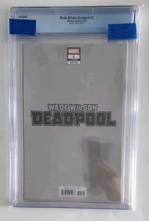 Wade Wilson Deadpool #1 1:100 Adi Granov Virgin Variant Cover Marvel  CGC 9.8