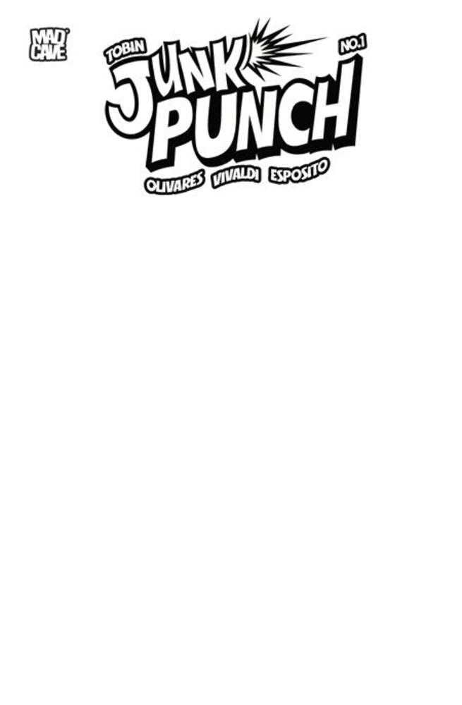 Junk Punch #1 (Of 5) Cover D Blank Sketch Variant