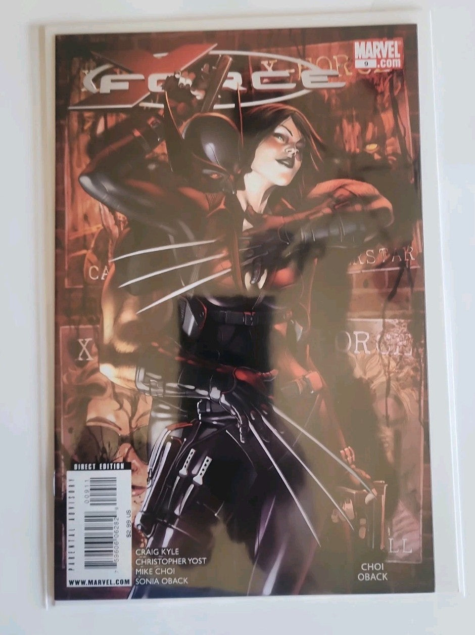 X-Force #9 (2009) Old Ghosts Part 3 Marvel Mike Choi Cover NM Eb-2