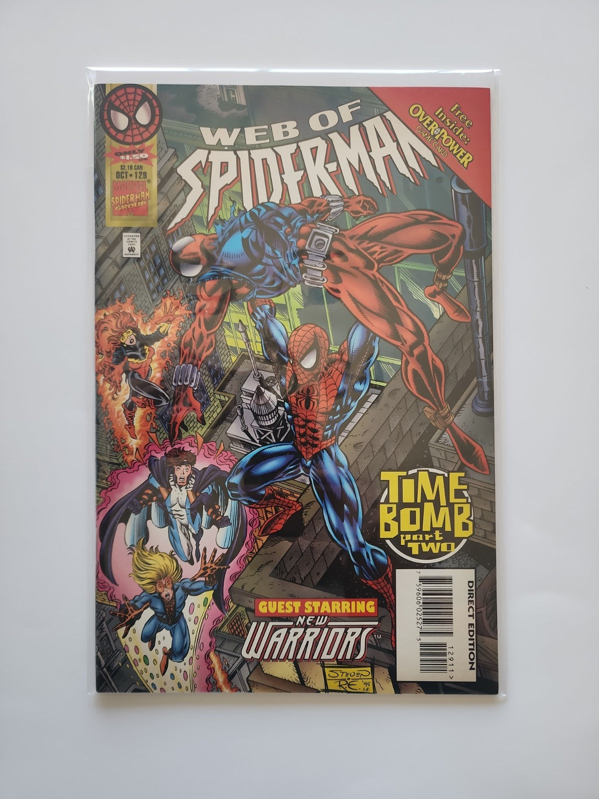 WEB OF SPIDER-MAN #129 MARVEL COMIC 1995 VG Sp-1
