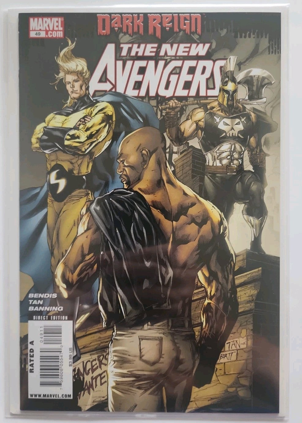 The New AVENGERS #49 (Marvel 2009) 1st Dark Avengers Cameo VF/FN Hot Key Eb-2