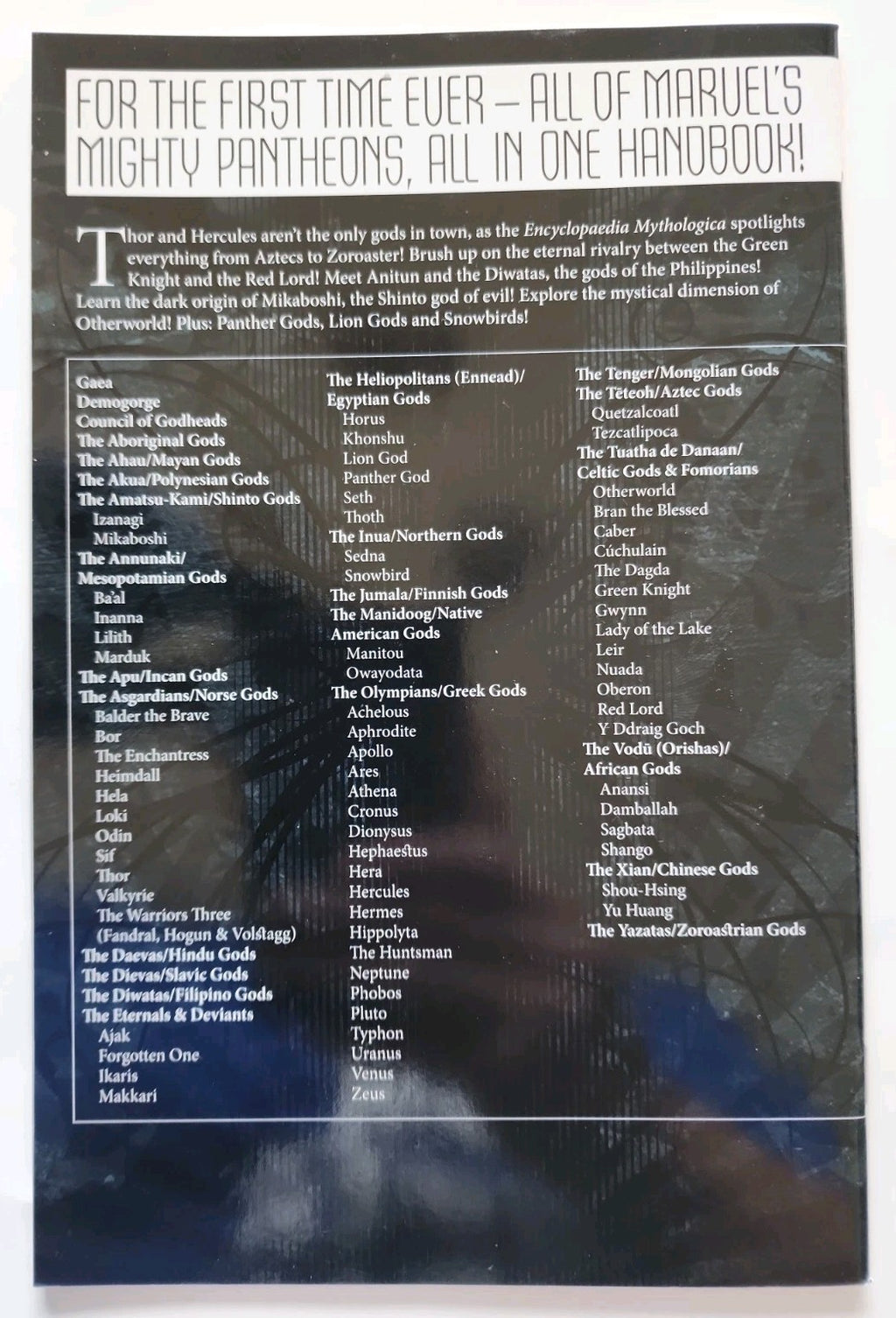Thor & Hercules: Encyclopedia Mythologica One-Shot Marvel  2009 Low Print  Eb-2