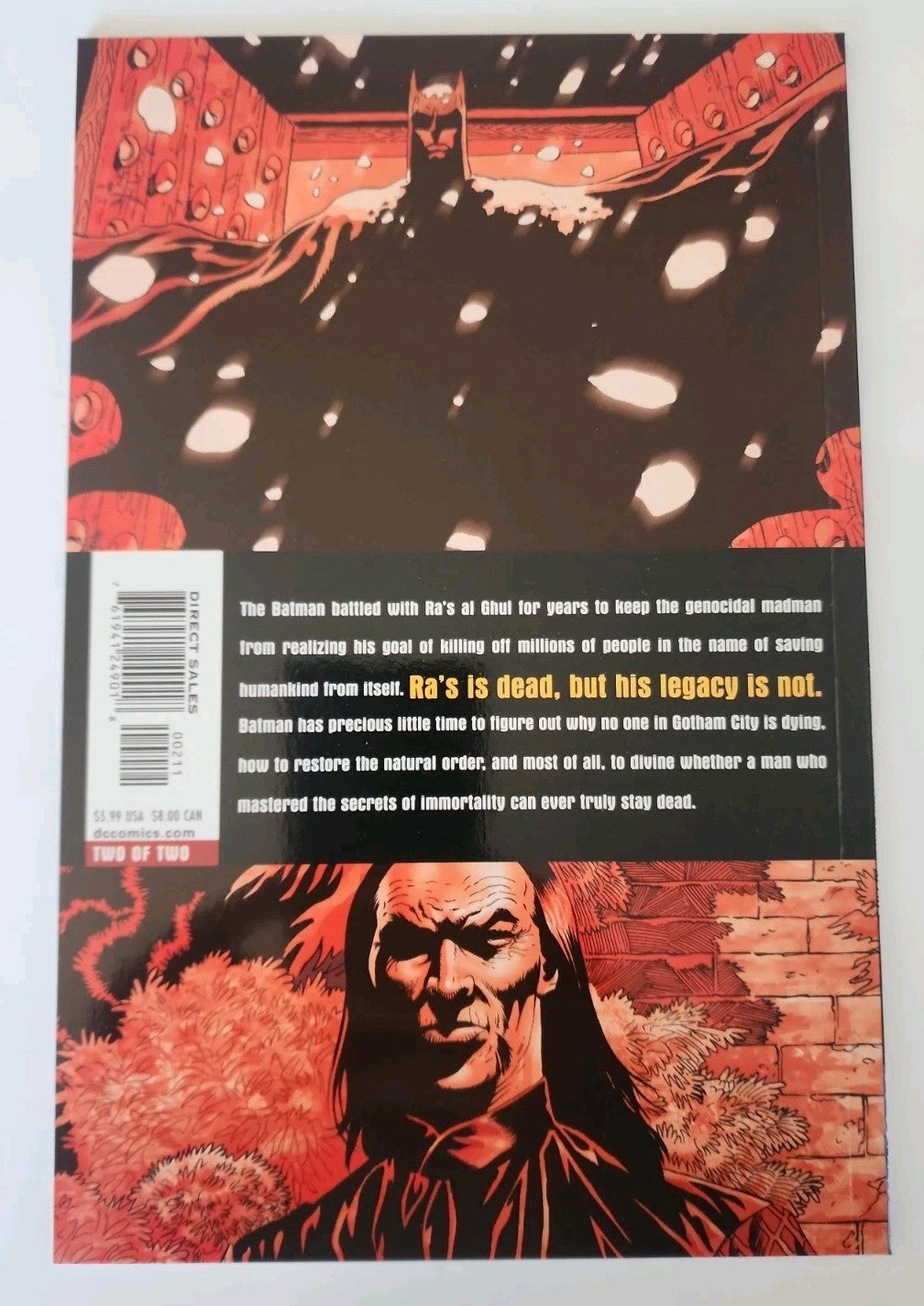 *YEAR ONE BATMAN: RA'S AL GHUL* Books 1+2 Complete set. 2005 DC COMICS Rn-1
