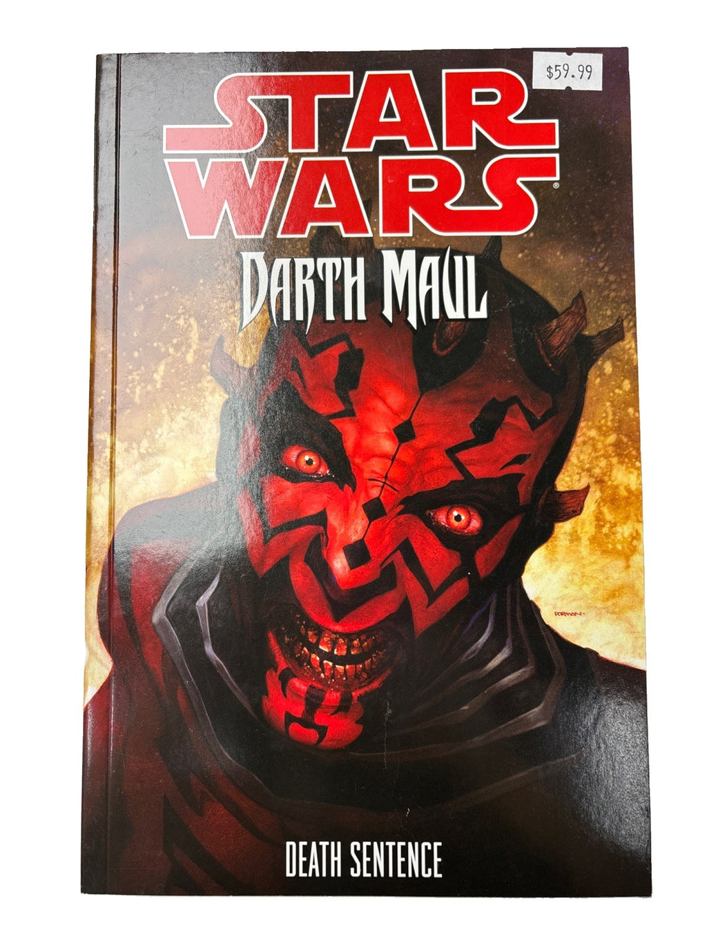Dark Horse Comics Star Wars Darth Maul Death Sentence Graphic Novel