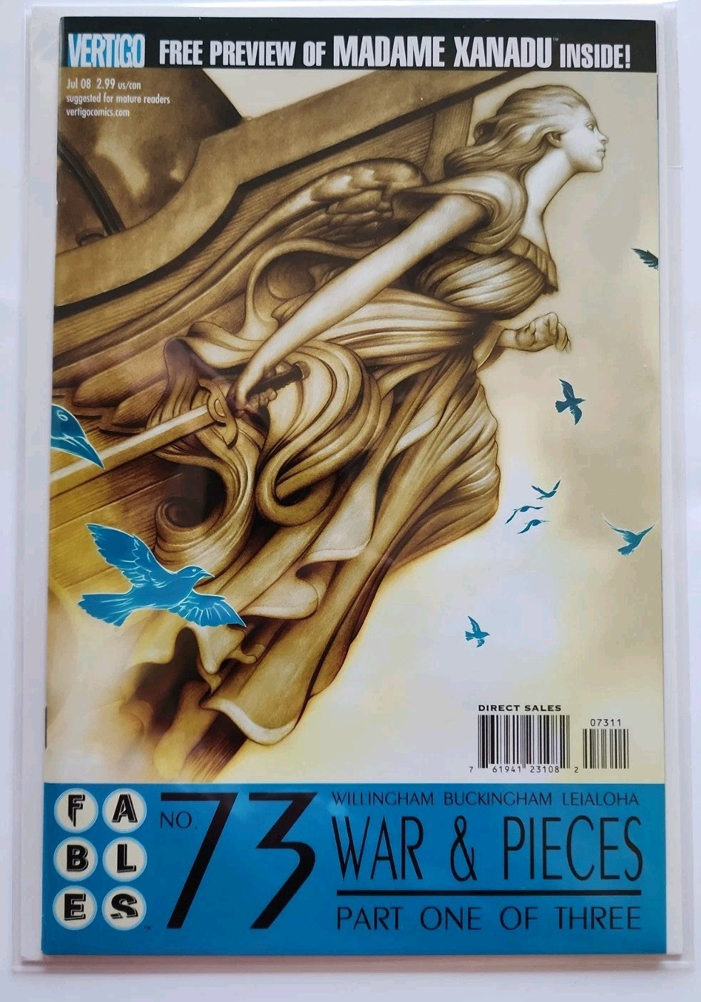 Fables #73-75 - War & Pieces Set Lot - DC Vertigo Comics 2008 Rn-1