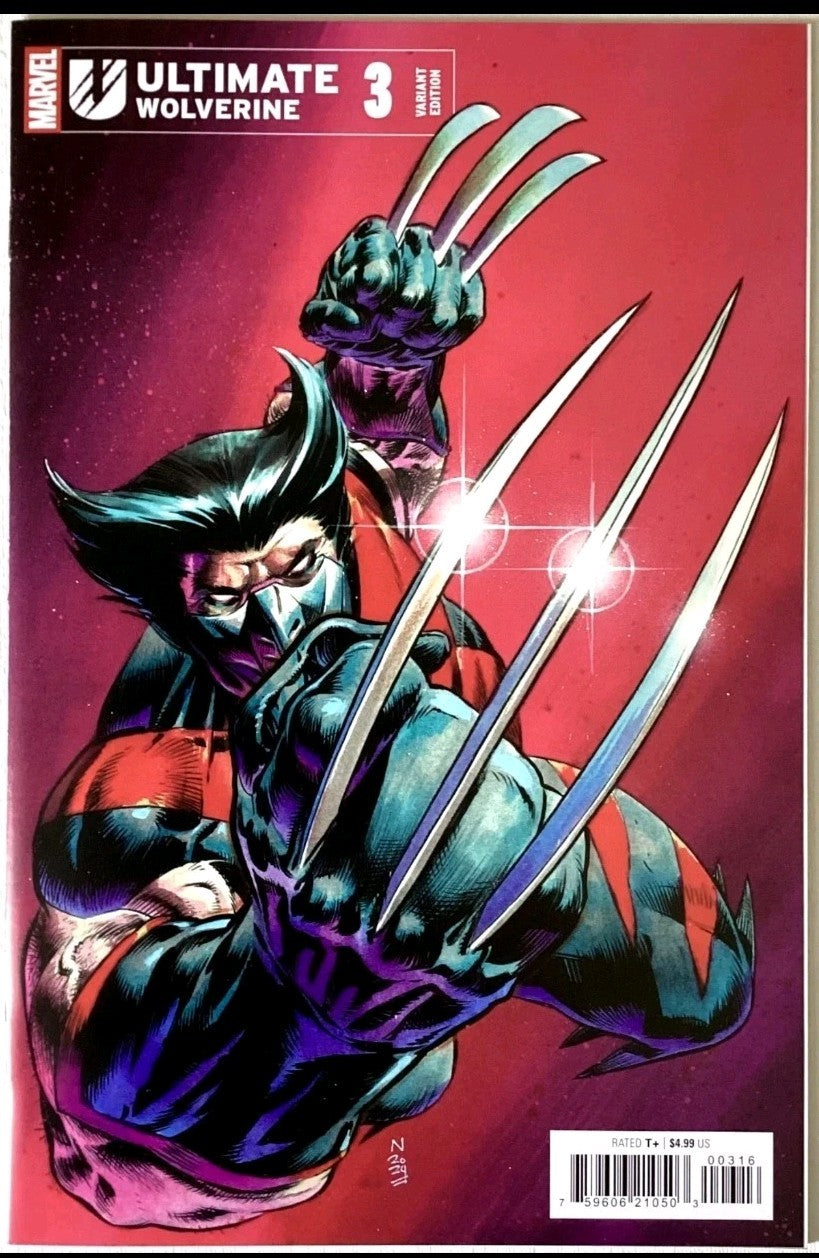 2025 Ultimate Wolverine #3 1:25 Variant Marvel Comic