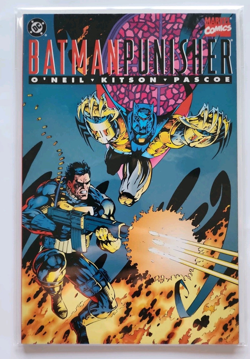 BATMAN/PUNISHER LAKE OF FIRE (1994): KEY- 1st Crossover Batman Punisher: NM Eb-2