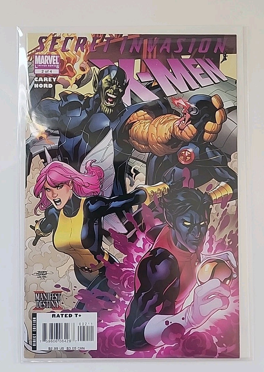 Secret Invasion X-Men #1-4 Marvel Comics
