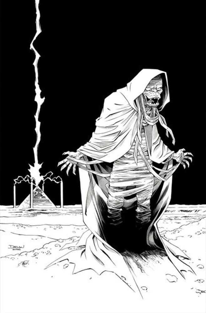 Mumm Ra The Ever Living #3 Cover K Declan Shalvey Line Art Variant