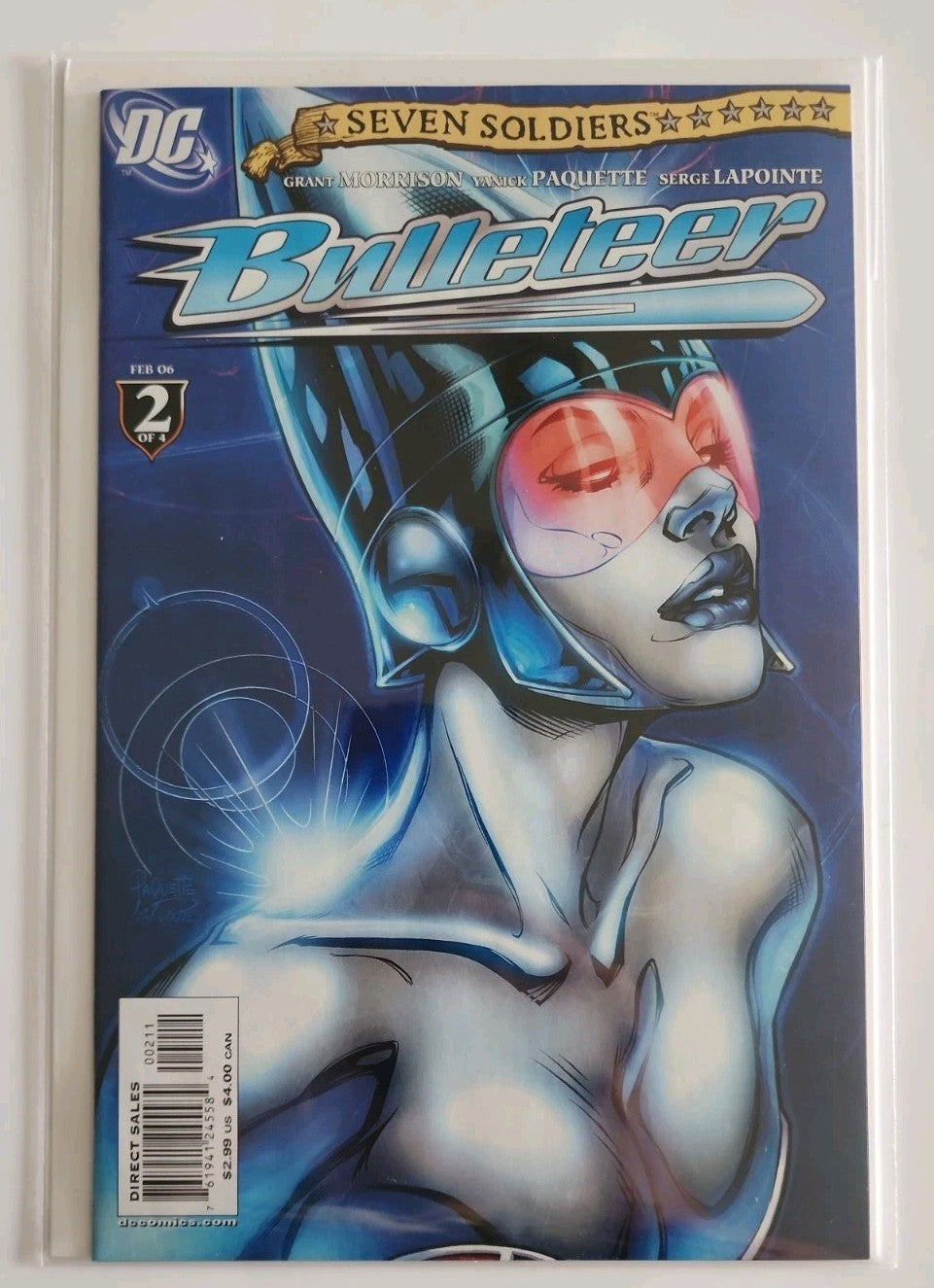 SEVEN SOLDIERS: BULLETEER #1-4 (DC Comics) 2006 Morrison & Paquette Eb-1