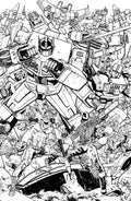 G.I. Joe #23 Cover G Tom Reilly Transformers Black & White Energon Universe 3rd
