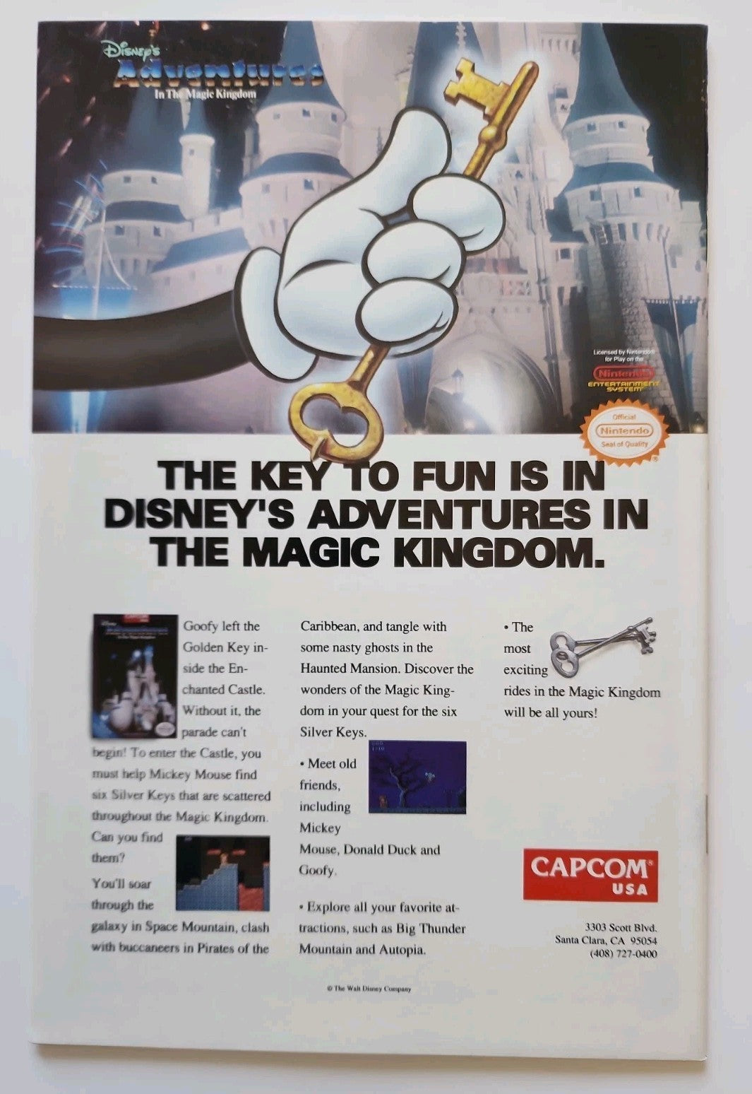  Disney's Vacation in Disneyland #1; 10th Ann Gold Key Mickeys Fantasia 50th Eb1