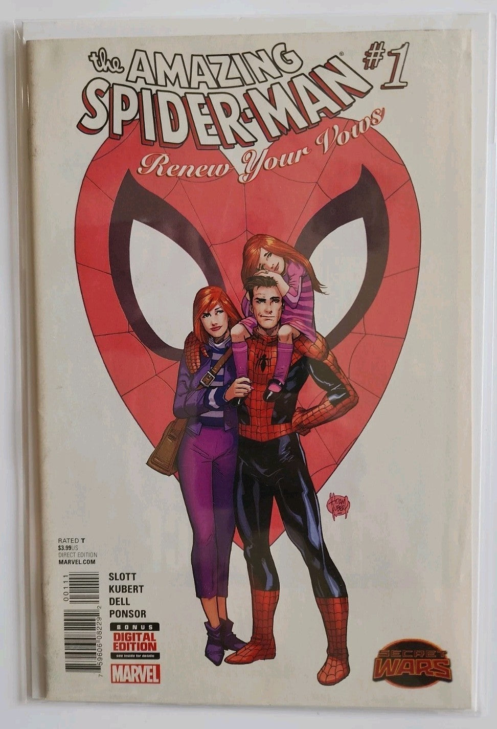 Amazing Spider-Man Renew Your Vows #1 Adam Kubert Cover 2015 Eb-2