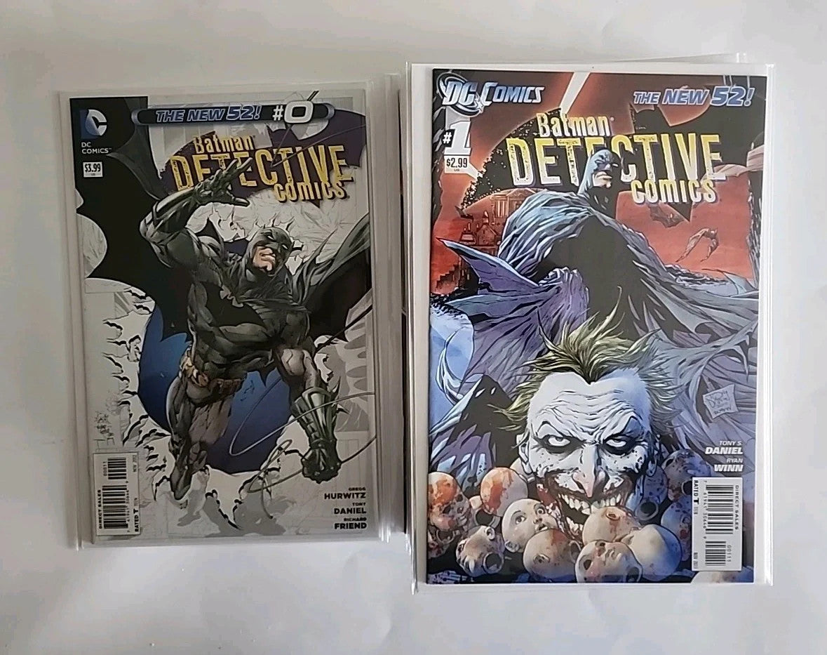 Lot of 23 Batman Detective Comics The New 52 run #0,1-22 all NM 2011! DC