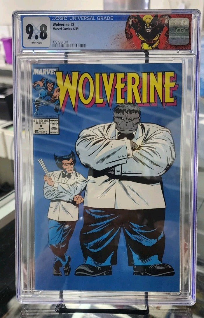 Wolverine #8 CGC 9.8 White Pages