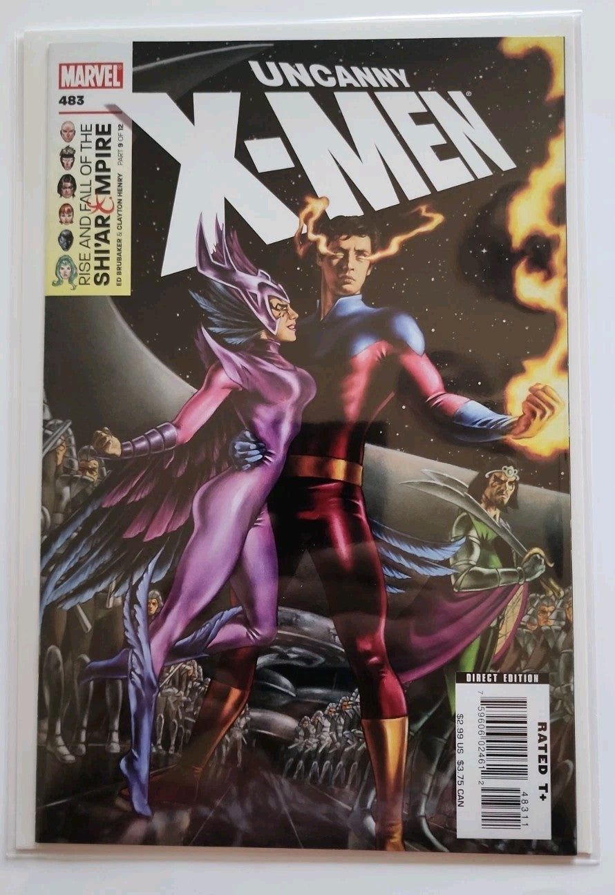 UNCANNY X-MEN #475-486 Comics RISE FALL SHIAR EMPIRE 1-12 Complete Arc 2006 Rn-1