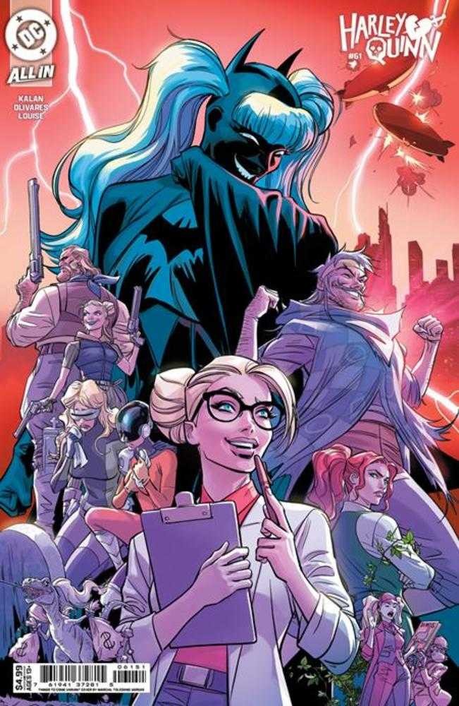 Harley Quinn #61 Cover E Marcial Toledano Vargas Things To Come Card Stock