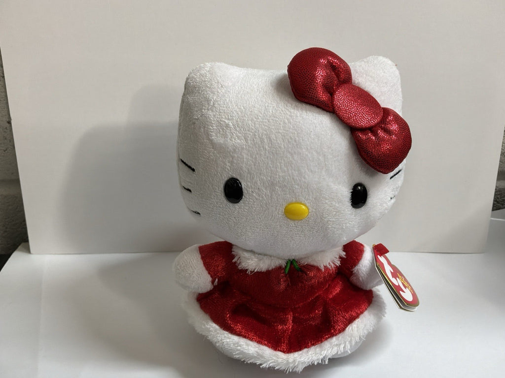 TY Beanie Baby ~ HELLO KITTY ~ 2013 CHRISTMAS ~ HOLIDAY DRESS ~ MWMT ~ 6"