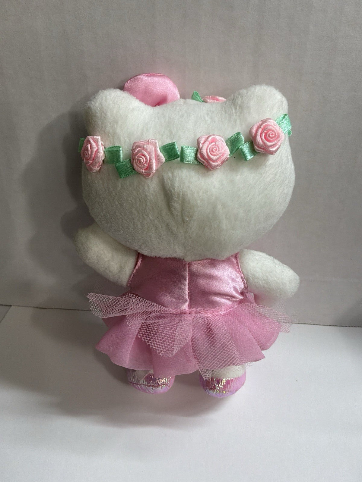 VTG 2002 Hello Kitty Ballerina Plush Nakajima Sanrio Pink Tutu Glitter Shoes