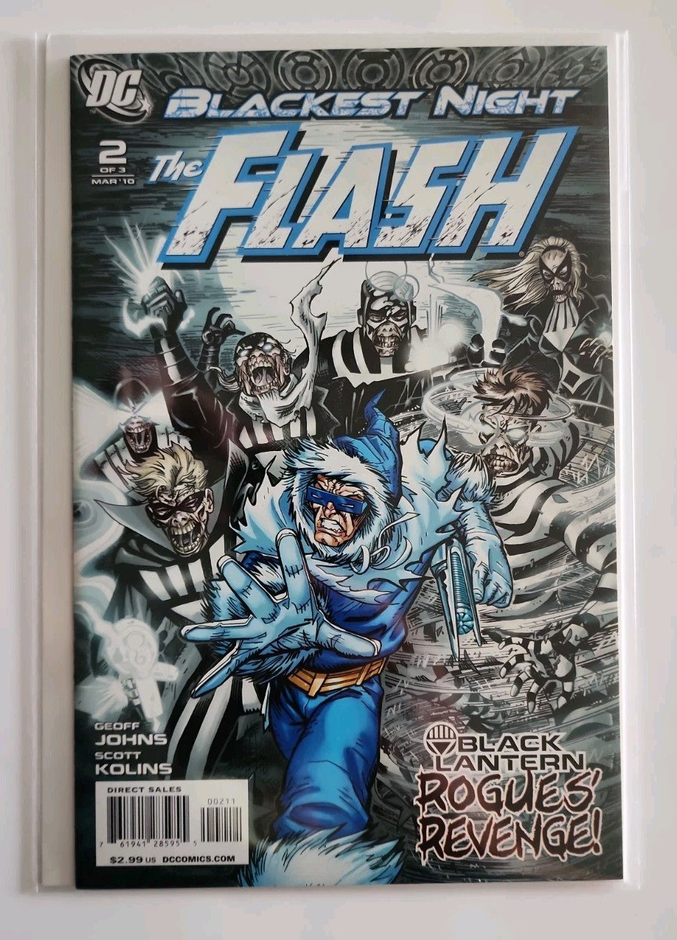 Blackest Night The Flash #1-3 Complete Series Set. DC Comics 2009. Eb-1